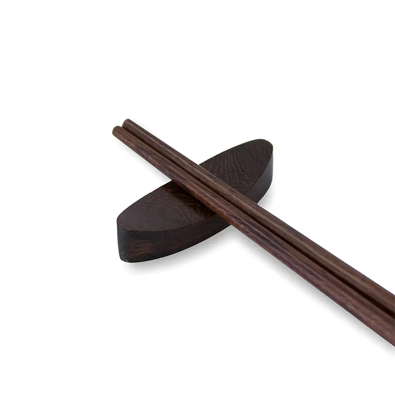 Gác đũa gỗ nâu oval lõm