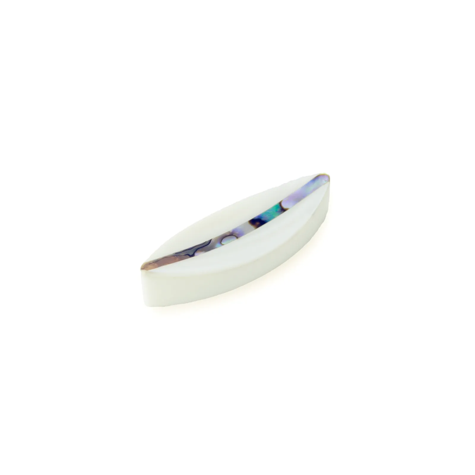 Gác đũa nhựa oval trắng sọc bào ngư