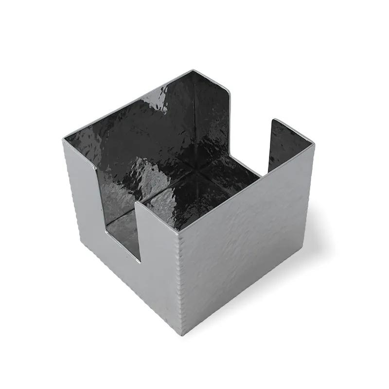 HỘP ĐỰNG GIẤY ĂN INOX DẬP