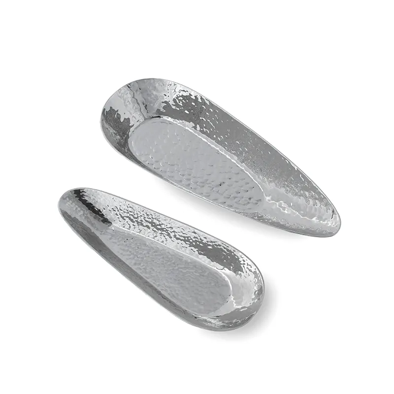 DĨA INOX DẬP HÌNH CHIẾC THUYỀN