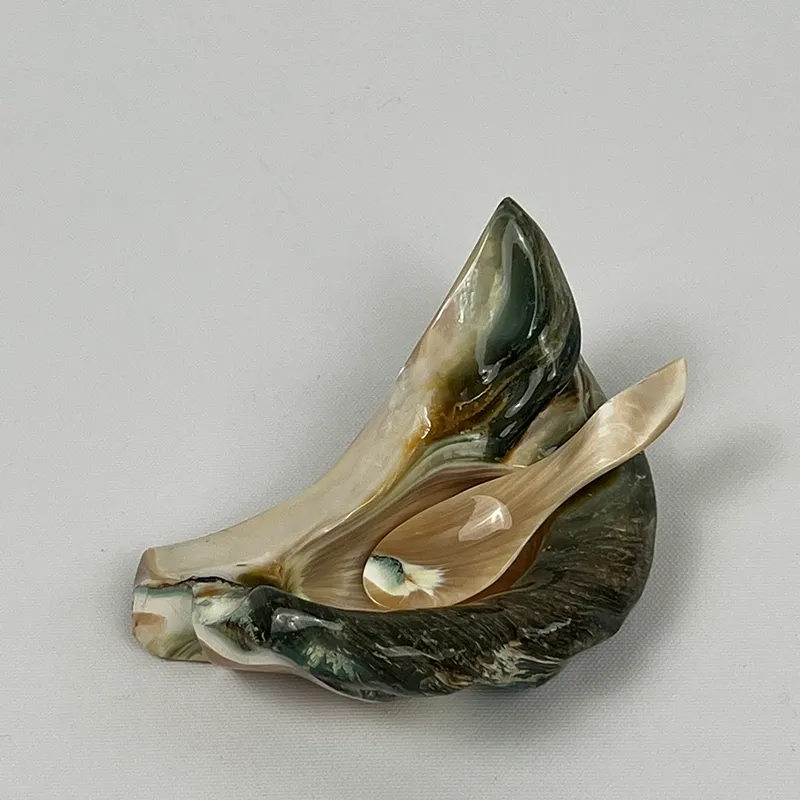 Dĩa và muỗng ốc Xà Cừ