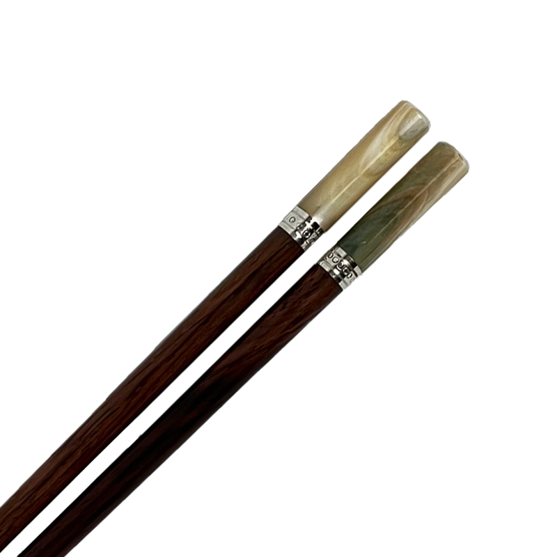 CHOPSTICK ROSEWOOD MOP SHARP HEAD SILVER RING