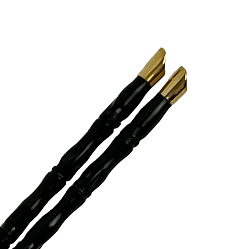 CHOPSTICK EBONY BAMBOO GOLDEN HEAD