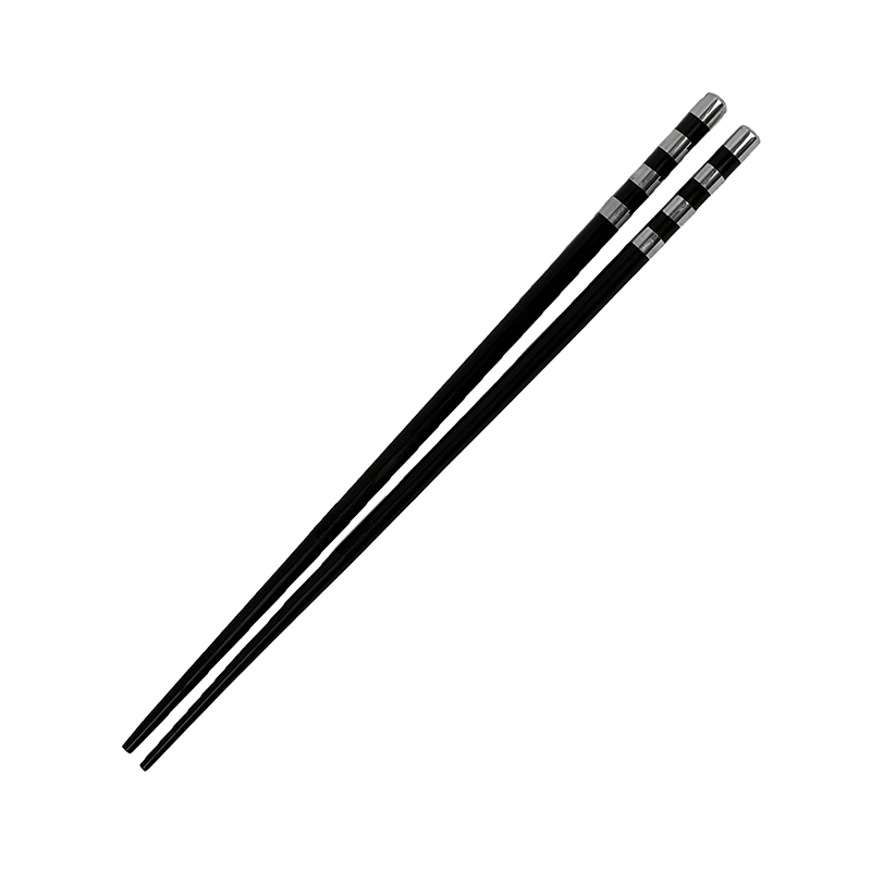 CHOPSTICK EBONY SILVER 4 RING HEAD