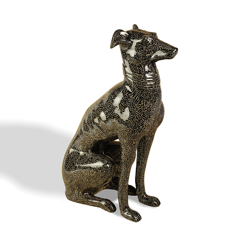 BLACK HOUND INLAY EGG