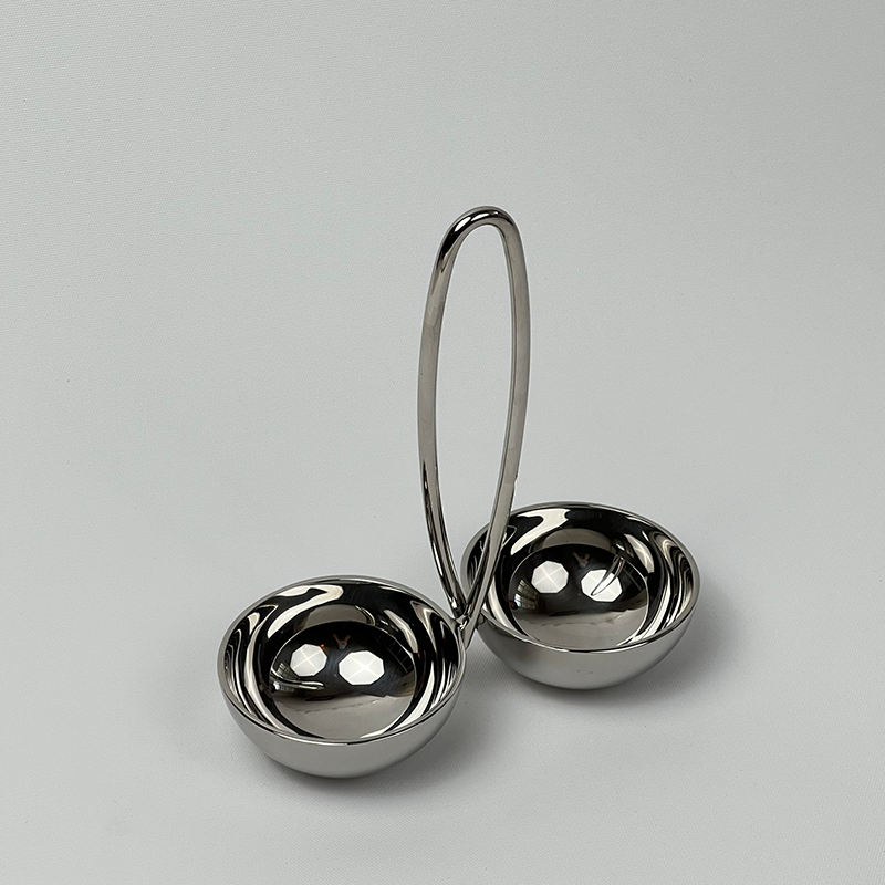 INOX SPICE TRAY 2 BOWL