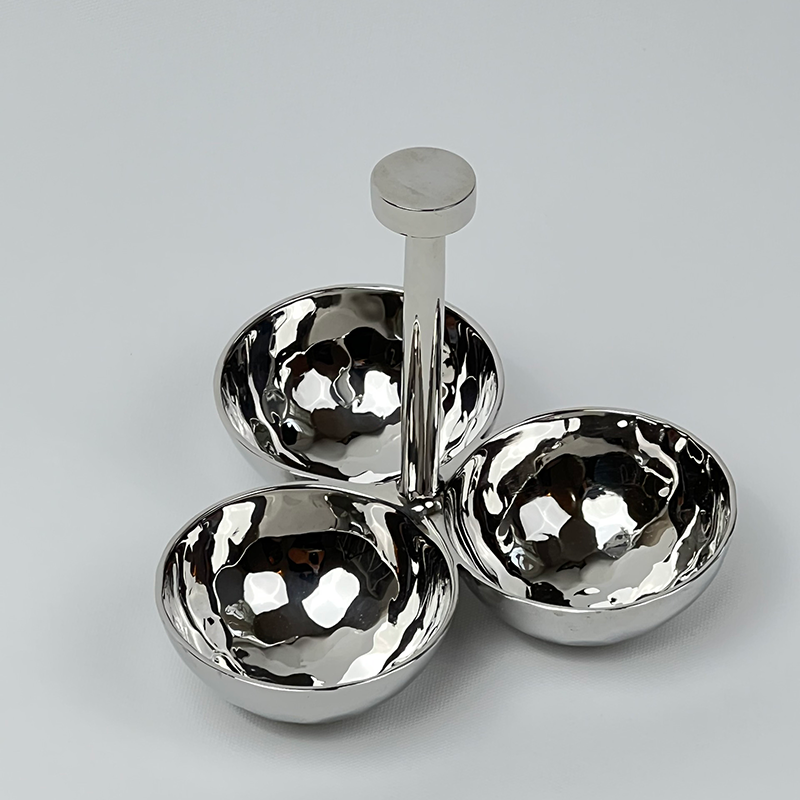 INOX SPICE TRAY 3 BOWL