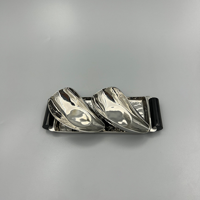 COMBO INOX SHELL BOWL WITH TRAY