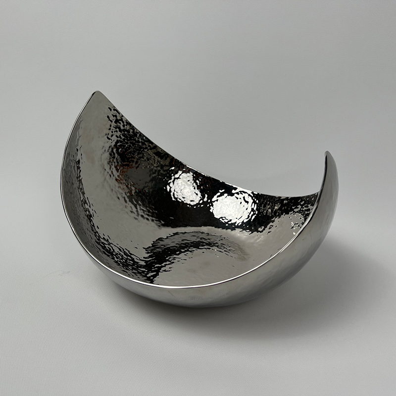 INOX FRUIT HOLDER MOON SHAPE