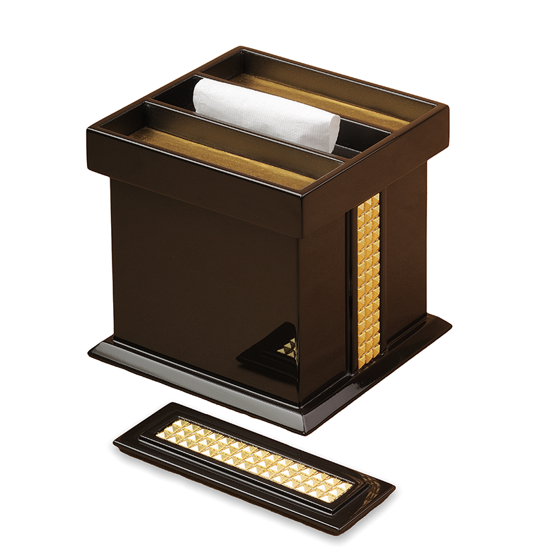 BLACK SQUARE TISSUE BOX UMMA