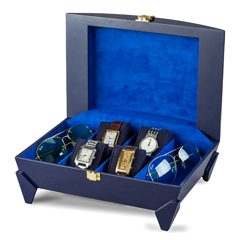 BLUE CROCODILE WATCH BOX